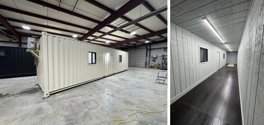 Cameron Custom Containers - Standard 40' Open Office Container